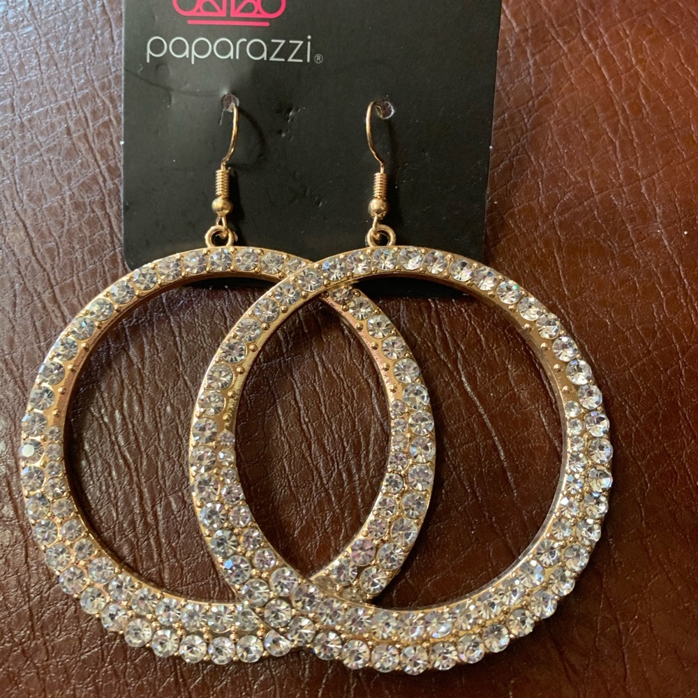 Gold earrings